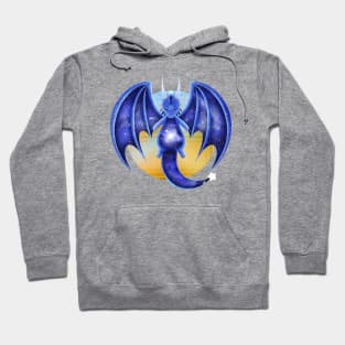 Kawaii Spiritual Astral Dragon - With Background Hoodie